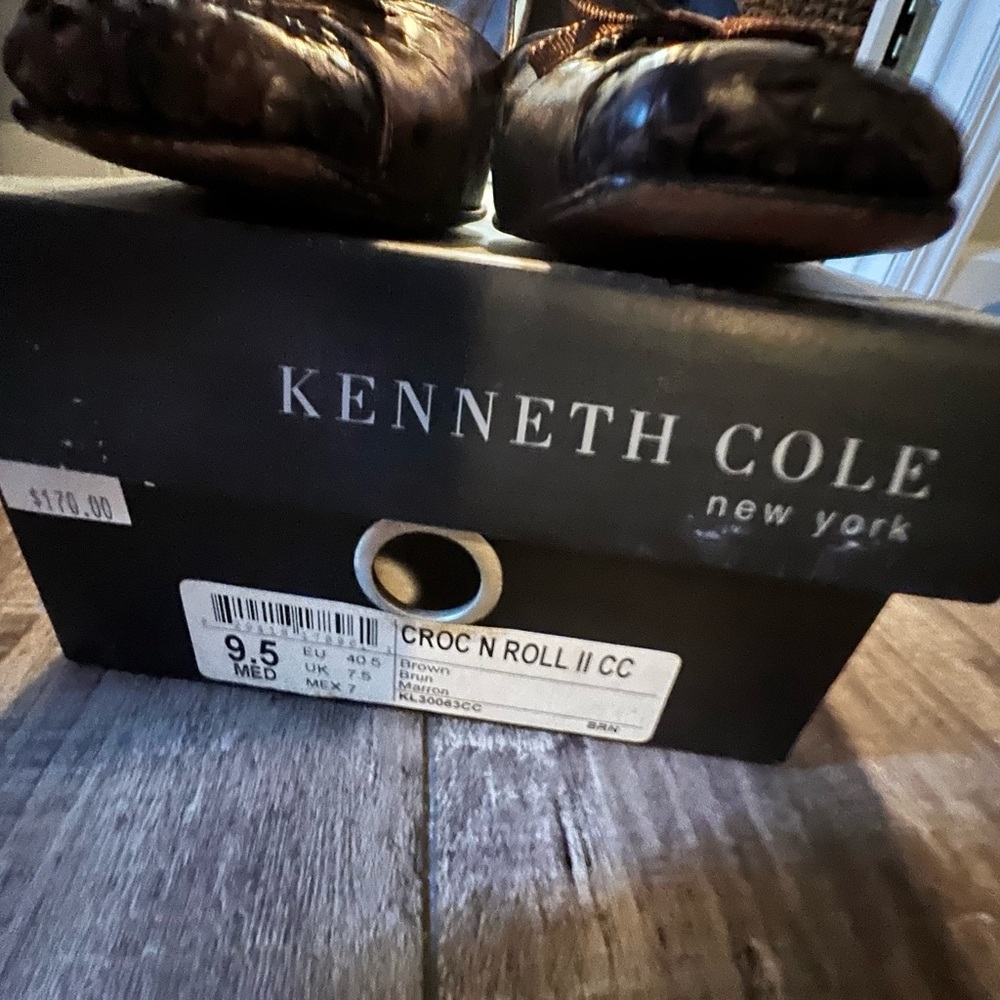 Kenneth Cole Dark Brown Leather Footwear
